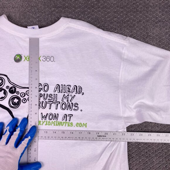 NWOT Mountain Dew Xbox 360 Promo T Shirt Men's XL White Cotton - Picture 8 of 10